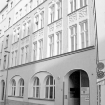 EZI_Fassade-Auguststrasse Bild von der Fassade des EZI in der Augustusstraße