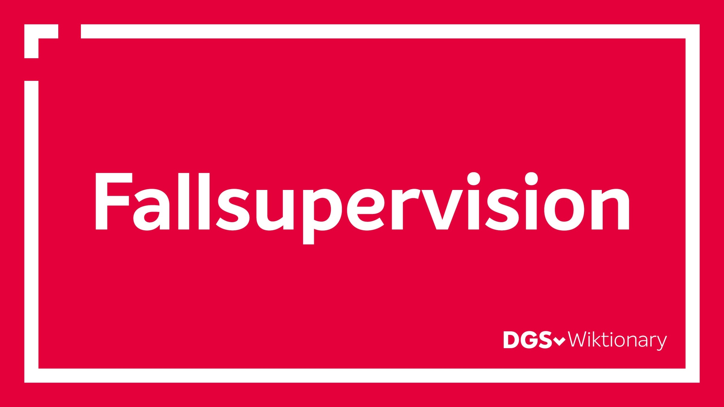 Fallsupervision - eine DGSv Definition. Jetzt DGSv Berater*innen finden!